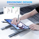 Laptop Docking Station Stand, 8 in 1 USB C Hub HDMI Portable Laptop Stand with USB Ports, USB