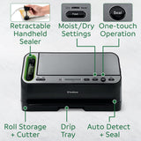FoodSaver V4400 2-in-1 Vacuum Sealer Machine with Automatic Vacuum Sealer Bag Detection and Starter Kit