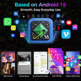Gemini AI Android 15 Tablet, 10 inch Tablet with Keyboard, 26GB+256GB (2TB Expand), 2-in-1 Tablets with 8-Core, 5G WiFi