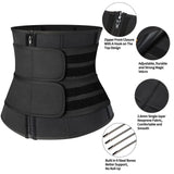KIWI RATA Mens Workout Waist Trainer Corset Neoprene Sauna Sweat Trimmer Cincher Belt Extra Belly Compression Belts
