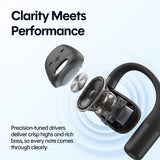 Raycon Everyday Open Ear Earbuds, Dual Mic, 35H, Black