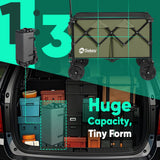 Sekey 220L Wagons Carts Foldable with Big All-Terrian Beach Wheels, Collapsible Heavy DutyWagon with Cup Holders