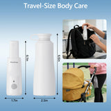 Momfree Portable Bidet for Travel - Rechargeable Electric Travel Bidet Peri Bottle with Adaptor & 3 Speed Modes, IPX7 Waterproof Portable Bidet for Women Men Baby Pregnancy Postpartum Personal Hygiene