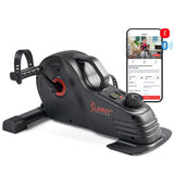 Sunny Health & Fitness Dual-Function Under-Desk Mini Bike, Portable Cardio Peddler in Home & Office, Indoor Arm / Leg Cycle Machine, Pedal Exerciser for Seniors, Free SunnyFit App Bluetooth Connection
