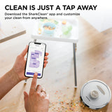 Shark Stratos 2-in-1 Robot Vacuum & Mop with 25+ Hands-Free Features & NeverTouch Self-Cleaning Base, Precision Mapping, Autolift Technology, HEPA Filtration, Edge Detect, White, RV2720ZE