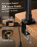 ONEMIX 42" Desk Lamp for Home Office with Clamp, 1800LM 4-Panel LED Light