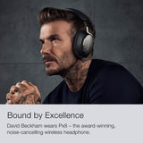 Over-Ear Wireless Headphones, Advanced Active Noise Cancellation, Luxurious Materials, 30-Hour Battery Life, Black Bowers & Wilkins