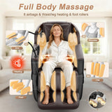 FURNIMAT 2026 Massage Chair Full Body, 3D SL-Track Zero Gravity Shiatsu Massage Chair Recliner with AI Control, Body Scan, Airbags, Heating, Foot Roller, Auto Modes, Bluetooth Speaker