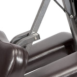 Master Massage Bedford Adjustable Portable Folding Full Body Massage Chair, Coffee, 11" x 14" x 39"