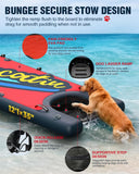 NACATIN Inflatable Stand Up Paddle Board - Premium SUP Board with Dog Ramp Kit, Complete SUP Set Paddle Boards for Adults with Single/Double Paddle, Backpack, Suitable for Paddle Boarding with Dog