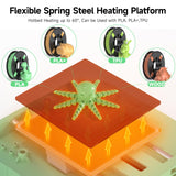 3D Printers with WiFi Cloud Printing, Huge Library, Fully Assembled, Mini 3D Printer for Beginners and Kids with Auto Leveling