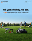 Segway Navimow X430 Robot Lawn Mower Wire Free, for up to 1 Acre, 4WD for 84% Slopes, Zero-Turn for Damage-Free Mowing, ORV-Tuned Lawnmower, MowMentum with 2 × 180W Motors, 0.75–4 in Cutting Height