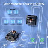 (2026 Upgrade) WINNY POOL CLEANER C1 for Inground & Above Ground Pool, 4-in-1 Wall & Waterline Cleaning up to 1,614 Sq.ft, 150 Mins Runtime, APP Control, Smart Navigation & Weekly Custom Plan