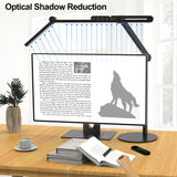 Architect Desk Lamp with Remote Control, Adjustable Led Desk Light for Home Office with Base Micomlan
