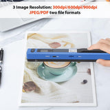Portable Scanner A4 Document Photo Scanner, Handheld Scanner for Business Eujgoov