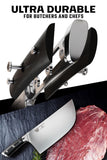 Dalstrong Meat Cleaver Knife-9"- Gladiator Series-'The Ravager'-Heavy Duty Butcher Kitchen Knife Gift-Forged High Carbon German Steel-BBQ, Meat Knife-w/Sheath-NSF Certified