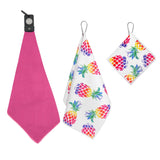 Playing It Forward Magnetic Golf Towel for Golf Bags with Clip for Men & Women, Waffle Weave Microfiber Towel, Set of 3