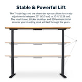 Vari Classic Electric Standing Desk - VariDesk Height Adjustable Sit/Stand Desk - Dual Motor with Memory Presets