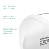 Well Before N95 Mask NIOSH Approved - Respirator Face Masks Individually Wrapped with 4 Premium Protection Layers - Pack Of 300