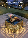 5-Piece Outdoor Patio Furniture Set with Swivel Chairs