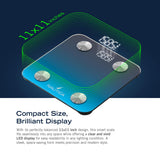 Nautica Body Tracker Digital Bathroom Scale, Bluetooth-Enabled Smart Scale with BMI, Body Fat, Muscle Mass Tracking & More, Syncs with Smartphone App for Body Composition Tracking, 396 Lbs.