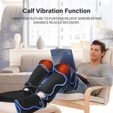 Leg Massager for Circulation and Pain Relief Thigh Compression Massager with 6 Modes 3 Vibration Knee Massage with Heat Leg Circulation Machine for Thigh Calf and Feet Relaxation for Athletes/Seniors