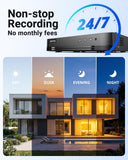 ANNKE 16 Channel Security Camera System, 12Pcs 2MP Outdoor Cameras, 2TB HDD