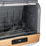 Portable Countertop Dishwashers, 800W 3-In-1 12-20 Pieces Desktop Non Installation Dishwasher Compact Dishwasher Household Mini Dishwashers w/360° Spray Arms for Home Small Apartments RVs