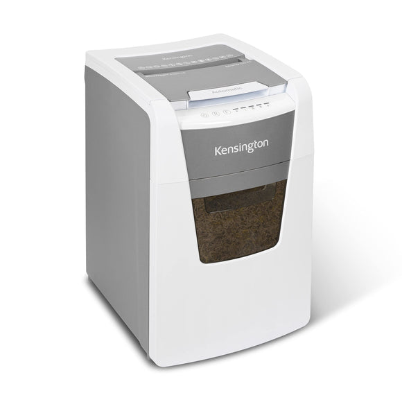 Shredder - New OfficeAssist 150-Sheet Auto-Feed Micro Cut Anti-Jam Paper and Credit Card Home Office Shredder with 11.6 gallons Pullout Wastebasket (K52050AM) Kensington