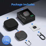 Conference Speaker and Microphone, Bluetooth Speakerphone with 360° Voice Pickup, Advanced Noise Reduction AIRHUG