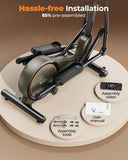 Niceday Elliptical Exercise Machine with 15.5IN/16IN/20IN Stride