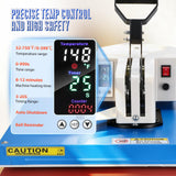 16x24 Heat Press Machine, 3500W Swing Away Heat Press for T-Shirts and Bags