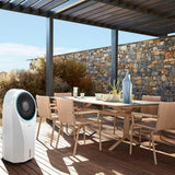 Delonghi Portable Evaporative Cooler, White (Renewed)