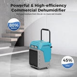 ALORAIR LGR Commercial Dehumidifier with Pump & Drain Hose, Portable Industrial Dehumidifiers with Wheels for Water Damage Restore, Basement, Garage, 5 Years Warranty