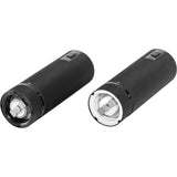 PEUGEOT - NIght Electric Line u'Select 15 cm Rechargeable Electric Pepper and Salt Mill - 6 Predefined Settings - Powdered Salt Innovation, Zirlion Mechanism - Aluminium - Matte Black Finish