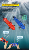 Lllunimon RC Boat Remote Control Seawolf Submarine Diving Racing Ship in Pools Lake Ponds, Best Gift for Adults & Kids