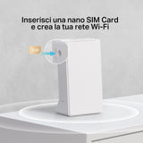 Mercusys MB230-4G, 4G+ Cat6 LTE Router, Dual Band Wireless AC1200Mbps, WLAN Router with SIM, LAN/WAN Port, 4G SIM MODEM, No Configuration, External Antenna Connections