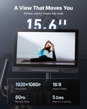 MERACH Recumbent Exercise Bike for Home with 15.6" Display Screen, Smart Bluetooth and Exclusive App Connectivity, Magnetic Stationary Bike for Riders up to 6.3"