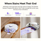 NARWAL Freo X10 Pro Robot Vacuum and Mop Combo, 11,000Pa Suction, DualFlow Tangle-Free System, MopExtend Edge Cleaning, Self-Emptying, Auto Mop Wash & Dry, LiDAR Navigation, for Pet Hair & Hard Floors