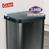 oft Close Lid, Foot Pedal & Waste Bag Holder – Large Indoor Metal Garbage Bin for Kitchen, Home & Office Use