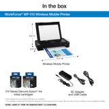 Epson Workforce WF-110 Wireless Color Mobile Printer,White, Small