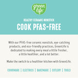 GreenLife Soft Grip 16 Piece Cookware Set, Non-Toxic PFAS-Free Ceramic Nonstick, Pots, Frying, Sauce, Saute, Glass Lids, Stay-Cool Handles, Wobble Free Bases, Dishwasher & Oven Safe, Turquoise