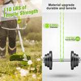 15 Pcs AC80RL3 Replacement Trimmer String for Ryobi One Plus+, 0.080″ Diameter String Trimmer Refll and AC14HCA Cover Cap Compatible with Ryobi 18v, 24v, and 40v Cordless Trimmers(12 Spools+3 Caps)