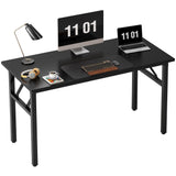 Desk Office Desk 47 inches Folding Table with BIFMA Certification Computer Table Workstation No Install Needed