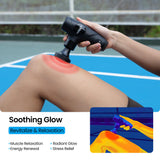 NAPRE 3-in-1 Detachable Massage Gun with Heat,Mini Massage Gun Deep Tissue with Extension Handle,Portable Handheld Percussion Muscle Massager for Back/Neck/Body,Small & Quiet,5 Heads,Mothers Day Gifts