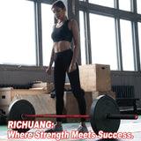 RICHUANG 7ft Olympic Barbell Weight Bar for Weightlifting,Powerlifting,CrossFit Training,700 lbs Max Load Capacity,45 Steel,2 Inch Olympic Strength Training Bar for Home Gym,Exercises Fitness Equipment 700LBS-Red