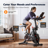 Merach Magnetic Exercise Bike for Home Gym, Low Noise