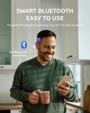 ELEHEAR-Beyond Hearing Aids, Rechargeable Bluetooth OTC Hearing Aids for Seniors with AI Noise Cancellation, Superior Sound Quality Smart, Bluetooth Enabled & App Control, Champagne Gold