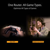 ASUS Tuf Gaming Ax3000 V2 Wireless Router Gigabit Ethernet, W128823798 (Router Gigabit Ethernet Dual-Band (2.4 Ghz / 5 Ghz) Black, Orange)