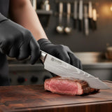 Kazutoku 4 Piece Kitchen Knife Set, High Carbon Stainless Steel Professional Chef Knife Set with Ultra Sharp Blade, Sharp Knives Set with Ergonomic Pakkawood Handle